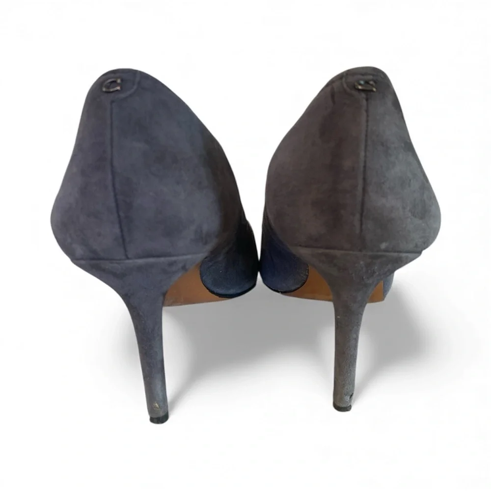 COACH • Gray Suede Pumps • Classic” SZ 9